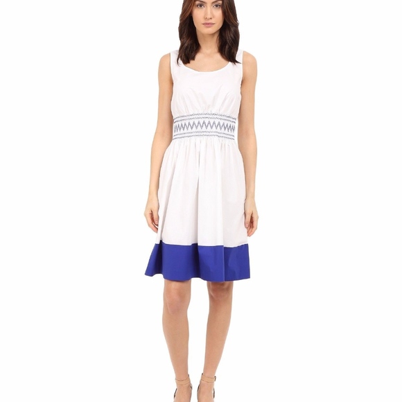 Kate Spade Smocked Poplin dress - Picture 3 of 8